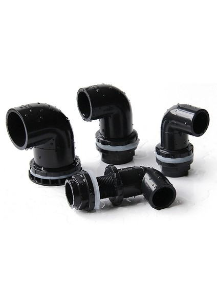 Yeşil Stil 1 Bilgisayar ~50MM Siyah Pvc 90° Eşit Dirsek Konnektörleri Balık Tankı Akvaryum Drenaj Giriş Çıkış Bağlantıları Bahçe Sulama Taşma Borusu (Yurt Dışından)