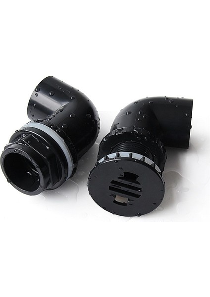 Yeşil Stil 1 Bilgisayar ~50MM Siyah Pvc 90° Eşit Dirsek Konnektörleri Balık Tankı Akvaryum Drenaj Giriş Çıkış Bağlantıları Bahçe Sulama Taşma Borusu (Yurt Dışından)