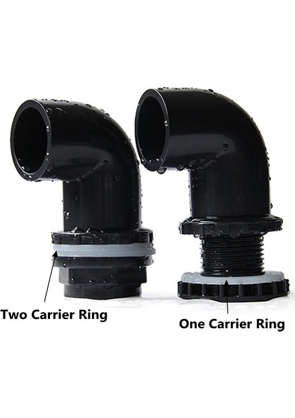Yeşil Stil 1 Bilgisayar ~50MM Siyah Pvc 90° Eşit Dirsek Konnektörleri Balık Tankı Akvaryum Drenaj Giriş Çıkış Bağlantıları Bahçe Sulama Taşma Borusu (Yurt Dışından)