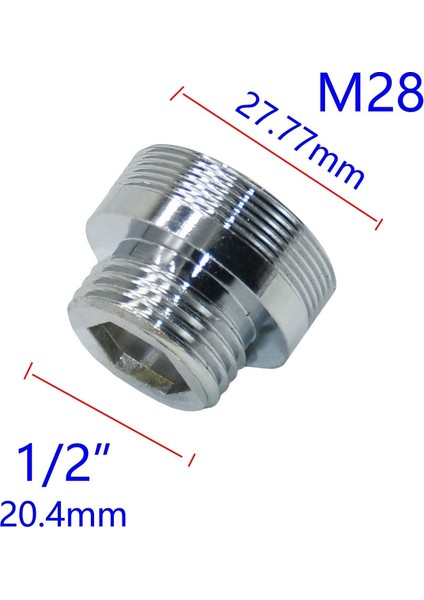 1ı2 x M18 Stili Pirinç O Iplik Konnektörü Erkek Dişi Fıskiye Su Arıtma Musluğu Için Bakır Ek Parçaları Gümüş Kaplama (Yurt Dışından) modelleri