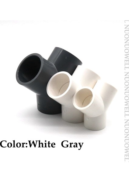 Gri Tarzı 40MM 1 Adet Pvc Tee Konnektör Su Besleme Borusu Ortak Y Eğimli Üç Yollu Üç Çatallı Boru Ek Parçaları Plastik Akvaryum Su Boru Ek Parçaları (Yurt Dışından) modelleri