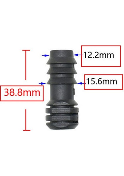16MM x 50 Adet Stil E Boru Te Dirsek Onarım Uç Fiş Konnektörleri Bahçe Suyu Damla Sulama Su Borusu Konnektörü (Yurt Dışından)