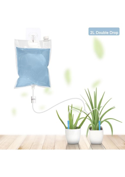 2l Çift Damla Stili Sulama Paketi Bitki Yaşam Desteği Damla Sulama Ev Tesisi Otomatik Bahçe Sulama Sistemi Damlatıcı Spike Kitleri Waterer (Yurt Dışından)