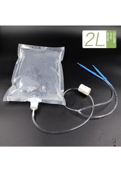 2l Çift Damla Stili Sulama Paketi Bitki Yaşam Desteği Damla Sulama Ev Tesisi Otomatik Bahçe Sulama Sistemi Damlatıcı Spike Kitleri Waterer (Yurt Dışından) modelleri