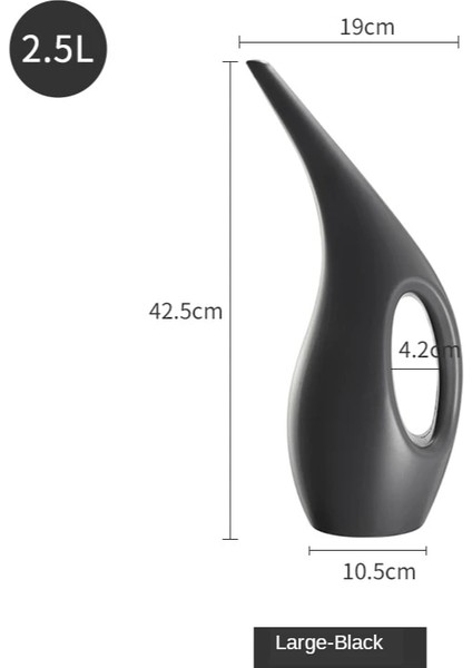 Lavanta Tarzı 1.5l 2.5l Uzun Ağız Sulama Potu Yeşil Bitkiler Çiçek Sulama Tenekesi Saksı Yağmurlama Şişe Ev Kapalı Bahçe Yetiştirme (Yurt Dışından)