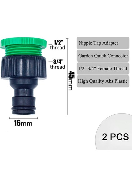 B Tarzı Bahçe Musluğu Sulama "hortum Boru Montaj Adaptörü Erkek Kadın Dişli Evrensel Nipel Ortak Sulama Aracı (Yurt Dışından) modelleri