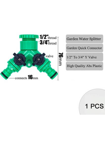 B Tarzı Bahçe Musluğu Sulama "hortum Boru Montaj Adaptörü Erkek Kadın Dişli Evrensel Nipel Ortak Sulama Aracı (Yurt Dışından) fırsatları