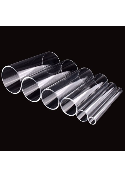 Dış Çap 63MM Stili 2 Adet ~ Şeffaf Akrilik Akvaryum Balık Tankı Pleksiglas Su Temini Tüp Bahçe Sulama Sulama Armatürleri 20CM (Yurt Dışından) modelleri