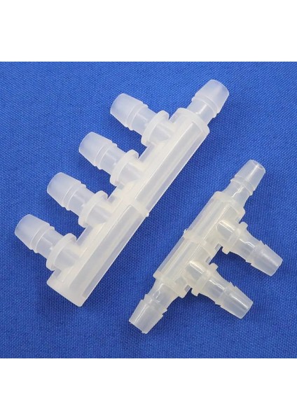 2.4mm Yan 4 Yollu Stil 20 Adet 5~.4~ Gıda Sınıfı Pp 4 Yollu 5 Yollu Hortum Ayırıcı Konnektör Akvaryum Balık Tankı Su Hava Hortumu Distribütörleri (Yurt Dışından) indirimleri