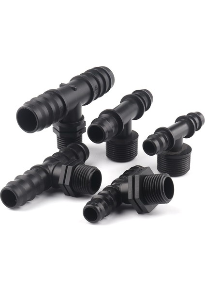 Erkek 3l4 16MM Tee Stilinde Okunan Tee Konnektörler Pe Sulama Borusu Konnektörü Mikro Sulama Sistemi Su Pagoda Konnektörleri (Yurt Dışından) fiyatları