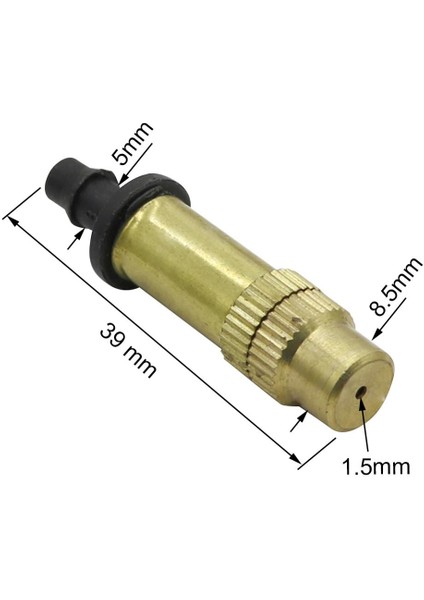 Bahçe Sulama Sulama Soğutma Atomizasyon Sprinkler Ayarlanabilir Pirinç Buğu Parçacıkları Ince Mist Bağlantı Hortumu (Yurt Dışından) modelleri
