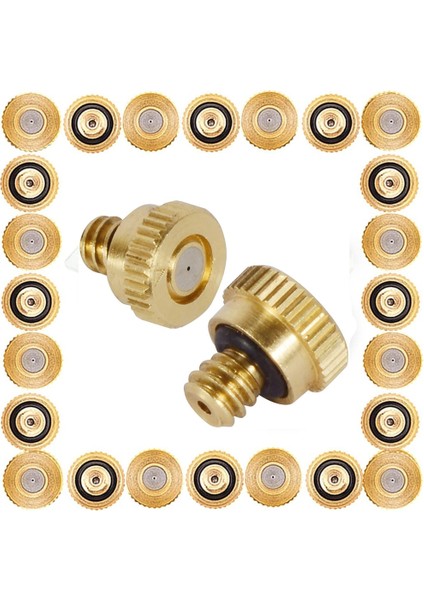 0,8 mm Stili Iplik Unc Pirinç Atomize Çim Sis Yağmurlama Sistemi Bahçecilik Püskürtme Memesi Buğulanma Sis Memesi Soğutma Nemlendirme Soğutma Memesi (Yurt Dışından) fırsatları