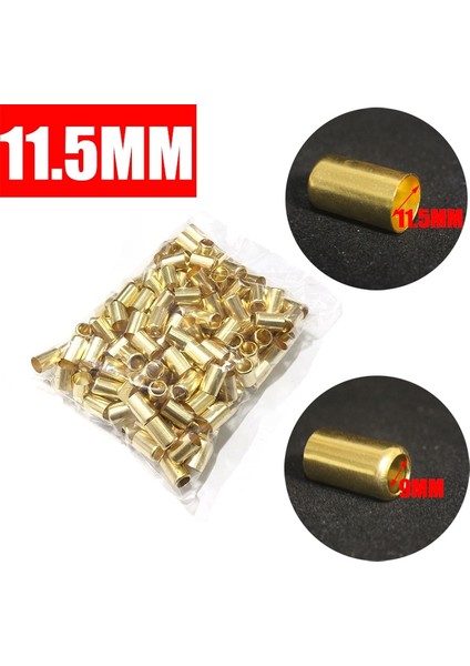 11.5mm 20 Adet Stil Yüksek Basınçlı Boru Sıkma Aksesuarları mm Brae Konnektör Hortum Sıkma Aletleri Bakır Kovanlı Boru Egzoz Konnektörü (Yurt Dışından)