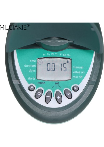 Bir Stil Mucıakıe Bahçe Programlanabilir Sulama Zamanlayıcısı Balkon Yard Damla Sulama Sistemi Kontrol Cihazı Haftalık Günlük Programlama LCD Ekran (Yurt Dışından)