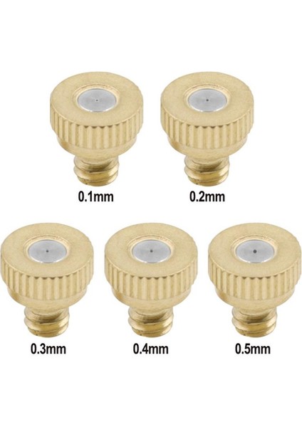 0,4 mm Stili Atomize Nozul Pirinç Alçak Basınçlı Püskürtme Tabanı Atomize Soğutma Nemlendirme Nozul Püskürtme Başlığı Sprinkler Garden Cocina (Yurt Dışından) fiyatları
