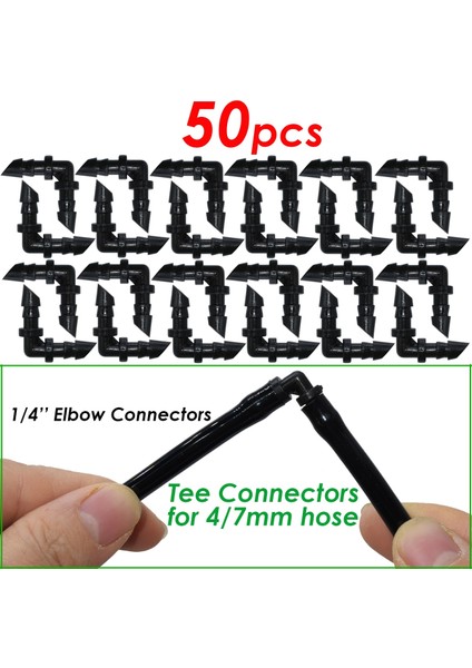 D-50PCS Tarzı Pcs Dayanıklı '' C-Tipi Kanca Hortum Saksı Damla Sulama Uydurma Sera Için Sabit Kök Destek Tutucu Bahisler (Yurt Dışından)