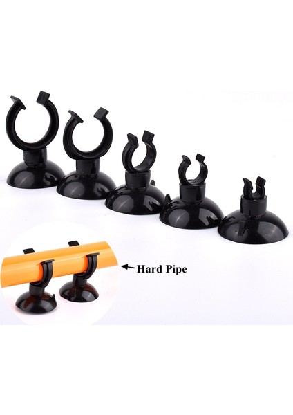 Iç Çap 5mm Stili 5 Adet 5~~18MM Pvc Boru Vantuz Kelepçesi Akvaryum Balık Tankı Havayolu Tüpü U-Tipi Tutucular Oksijen Pompası Boru Hortumu Sabitleme Enayiler (Yurt Dışından)