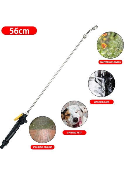 65CM Tarzı 56CM 65CM Yüksek Basınçlı Su Tabancası Bakır Yıkama Araba Sulama Tesisleri Ayarlanabilir Yağmurlama Basınçlı Yıkama Bahçe Malzemeleri (Yurt Dışından)