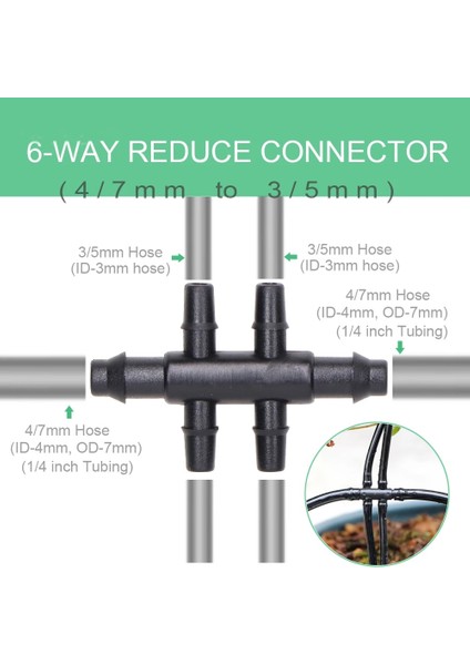 M Tarzı Damla Sulama Yağmurlama Yolu Su Borusu Bağlantı Hortumu Bükme Ok Yayıcı Damlatıcı Bahçe Sulama Bağlantı Parçası (Yurt Dışından) indirimleri
