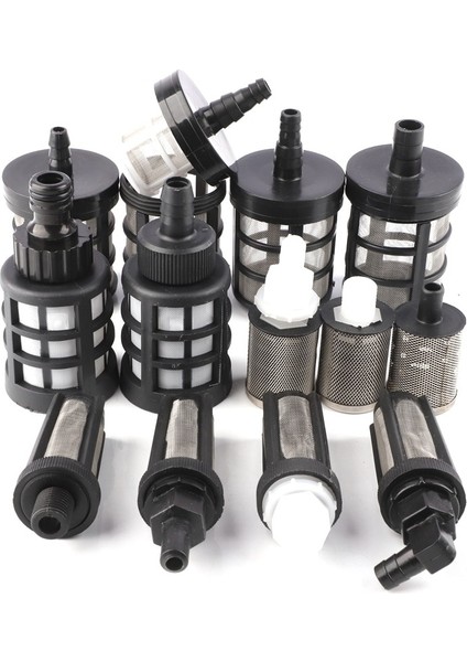 NO.009 Stili 5 Adet 10 Çeşit 8 ~ 14MM Hortum Boru Filtresi Araba Yıkama Bahçe Sulama Püskürtücü Pompa Filtreleme Net Süzgeç Paslanmaz Çelik Hasır Filtre (Yurt Dışından)
