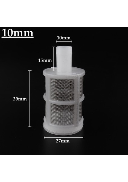 10 mm Tarzı 1 Bilgisayar ~ 4 Inç Paslanmaz Çelik Net Filtre Bahçe Sulama Sulama Akvaryum Balık Tankı Filtresi Su Pompası Hortumu Korumak Örgü Süzgeç (Yurt Dışından)