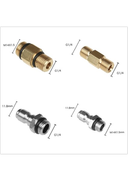 G1 4 Erkek Stili 1 Adet Basınçlı Yıkama Hızlı Bağlantı Kar Köpük Lance Adaptörü Meme Su Tabancası Araba Yıkama Ortak Bahçe Sulama G.5 (Yurt Dışından) fırsatları