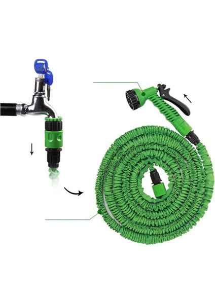Mavi Stil 150FT Bahçe Hortumu Genişletilebilir Sihirli Esnek Su Hortumu Ab Hortumu Plastik Hortumlar Boru Püskürtme Tabancalı Sulama Araba Yıkama Spreyi 25FT-250FT (Yurt Dışından) modelleri