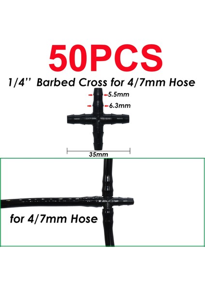 KSL01-KIT019-50PCS Tarzı Kesla Sulama Yağmurlama Inç Çift Dikenli Tee Tek Dirsek Su Borusu Konnektörü Hortum Bahçe Nozzl Için Uydurma Onarım (Yurt Dışından) fiyatları