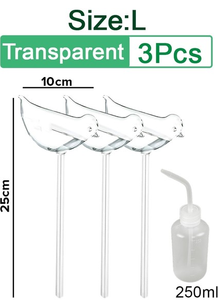 3 Adet Kuş Tarzı Adet Otomatik Bitki Sulama Ampul Kendinden Sulama Cihazı Houseplant Bitki Pot Ampul Küre Bitki Için Bahçe Sulama Sistemi (Yurt Dışından)