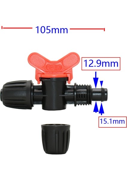 20MM x 3ı4 Stili Damla Sulama Hortumu Bahçe Musluğu Sulama Vanası Su Hortumu Pe Tüp Kullanın (Yurt Dışından)