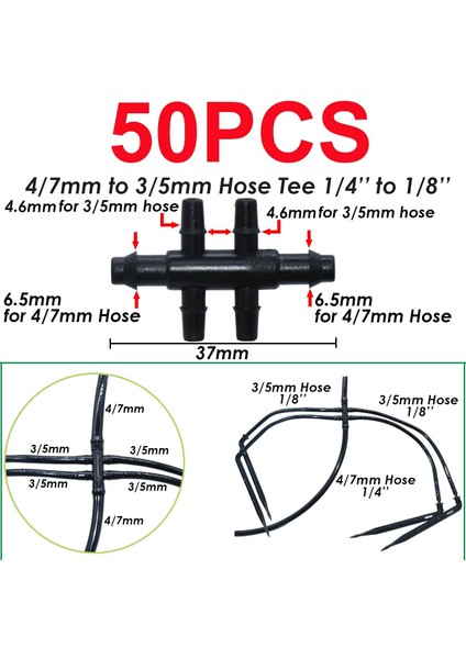 KSL01-KIT019-50PCS Tarzı Kesla Sulama Yağmurlama Inç Çift Dikenli Tee Tek Dirsek Su Borusu Konnektörü Hortum Bahçe Nozzl Için Uydurma Onarım (Yurt Dışından) indirimleri