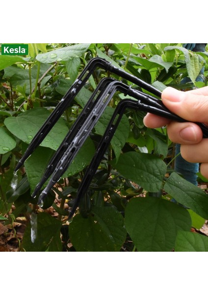 KSL01-196-50PCS Tarzı Kesla Viraj Ok Damlatıcı Mikro Damla Sulama Kiti Hortum Bahçe Sulama Için Vericiler Tasarruf Mikro Damlatıcı Sera (Yurt Dışından) fırsatları