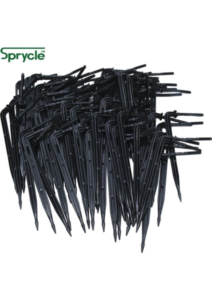 SPL11-275-50PCS Tarzı Sprycle 50X Viraj Ok Damlatıcı '' Hortum Bahçe Sulama Için Mikro Damla Sulama Kiti Verici Tasarruf Damlalık Sera (Yurt Dışından) modelleri