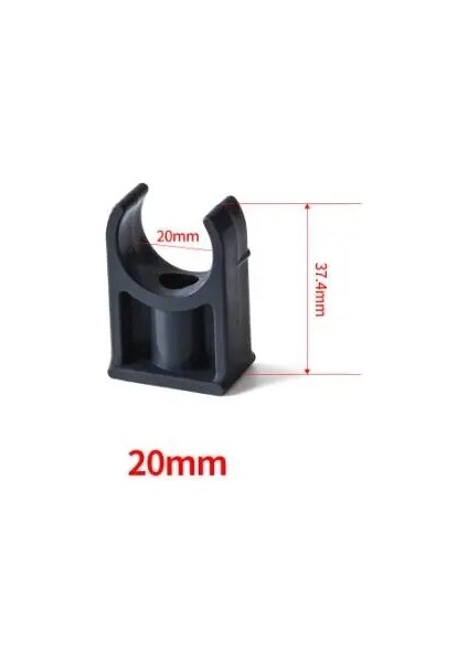 Iç Çap 20MM Stili 5 Adet 2~ Id 20~ Upvc Boru Kelepçesi Konnektör Bahçe Sulama Akvaryum Balık Tankı Sulama Adaptörü Bağlantı Parçaları Sabitleme Derzi (Yurt Dışından)