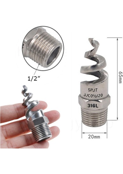 A1 Stili Sıcak! Bahçe ve Çim Sulama Dro Için Yeni Tam Koni Spiral Jet Nozul Paslanmaz Sulama Mist Sprinkler (Yurt Dışından) fiyatları