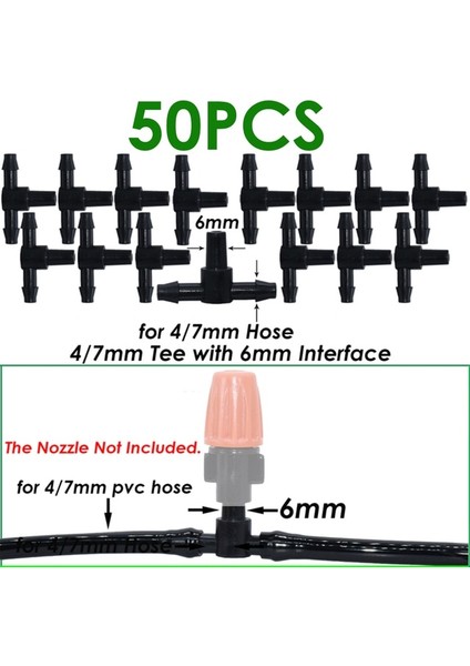 KSL01-179-50PCS Tarzı Kesla Viraj Ok Damlatıcı Mikro Damla Sulama Kiti Hortum Bahçe Sulama Için Vericiler Tasarruf Mikro Damlatıcı Sera (Yurt Dışından)