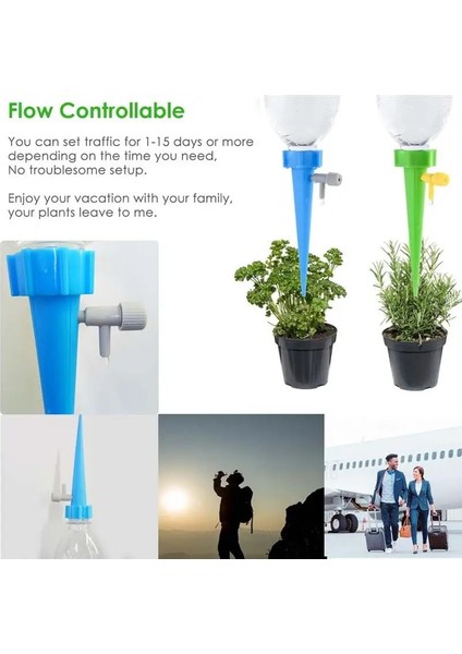 Mavi 6 Adet Tarzı Pcs Bağımsız Otomatik Damla Sulama Sulama Sistemi Bitkiler Için Otomatik Sulama Başağı Çiçek Kapalı Ev (Yurt Dışından) modelleri