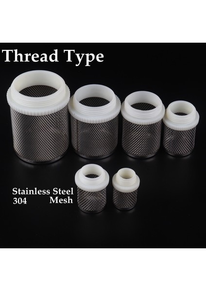 12 mm Tarzı 3 Parça ~ 4 Inç Paslanmaz Çelik Net Filtre Bahçe Sulama Sulama Akvaryum Balık Tankı Filtresi Su Pompası Hortumu Korumak Örgü Süzgeç (Yurt Dışından) fırsatları