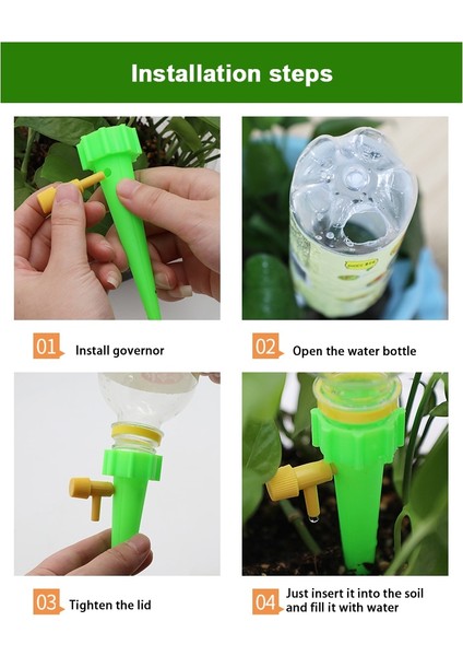 6 Adet Mavi Stil Otomatik Damla Sulama Aracı Sivri Otomatik Çiçek Bitki Bahçe Sulama Sistemi Kiti Ayarlanabilir Su Kendinden Sulama Cihazı (Yurt Dışından) fiyatları