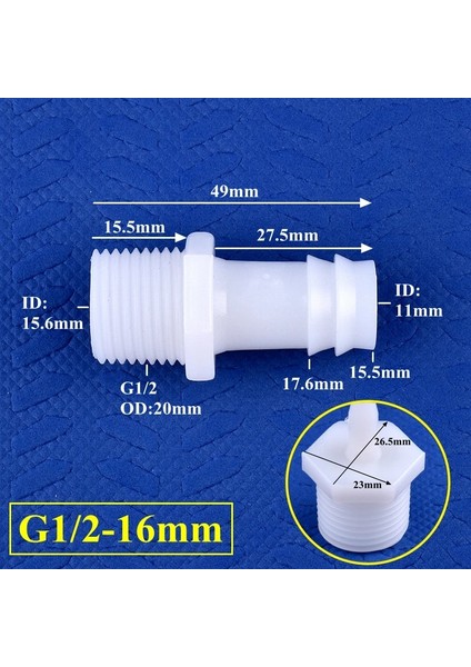 G1I2-16MM Stili 5 Parça 5~ G Erkek Dişli 4~20MM Pe Pagoda Doğrudan Konnektör Akvaryum Tankı Hava Pompası Adaptörü Mikro Sulama Su Hortumu Eklemleri (Yurt Dışından)