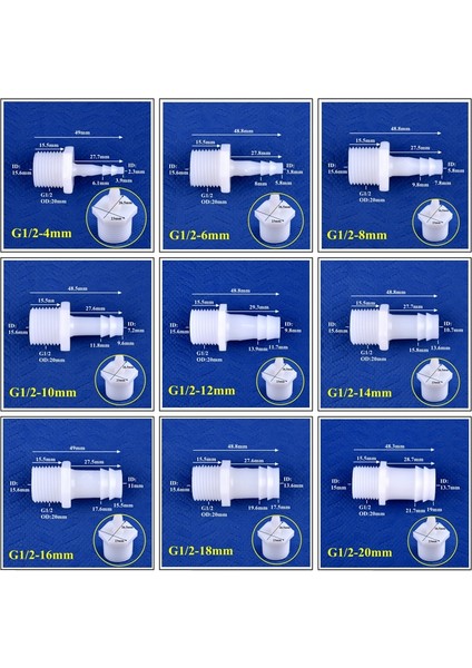 G1I2-16MM Stili 5 Parça 5~ G Erkek Dişli 4~20MM Pe Pagoda Doğrudan Konnektör Akvaryum Tankı Hava Pompası Adaptörü Mikro Sulama Su Hortumu Eklemleri (Yurt Dışından) fırsatları