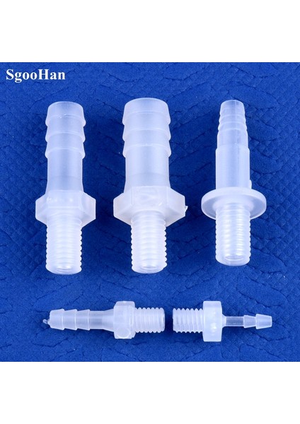 M5-2.4mm Stili 20 Parça 5~ 2~10MM Pp Pagoda Doğrudan Konnektörlere Iplik Akvaryum Tankı Adaptörü Sulama Sistemi Su Borusu Hortum Bağlantıları (Yurt Dışından)