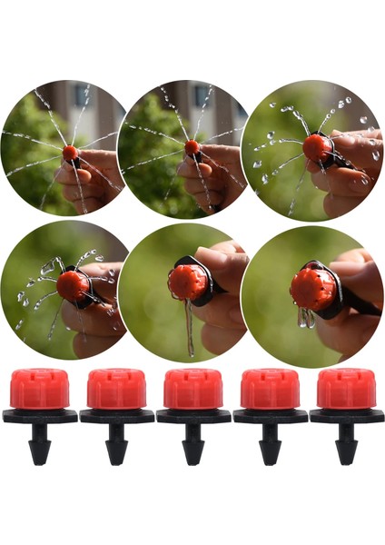 KSL01-007-15M Stili Kesla mm Hortum Mikro Damla Sulama Sulama Kitleri Sistem Otomatik Ayarlanabilir Atomize '' Damlatıcı Bahçe Serası (Yurt Dışından)