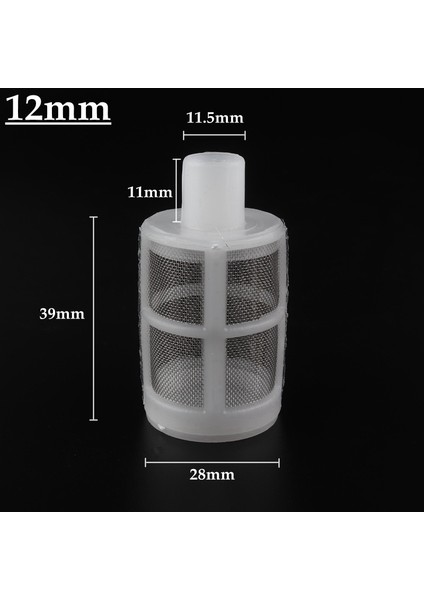 12 mm Tarzı 1 Bilgisayar ~ 4 Inç Paslanmaz Çelik Net Filtre Bahçe Sulama Sulama Akvaryum Balık Tankı Filtresi Su Pompası Hortumu Korumak Örgü Süzgeç (Yurt Dışından)