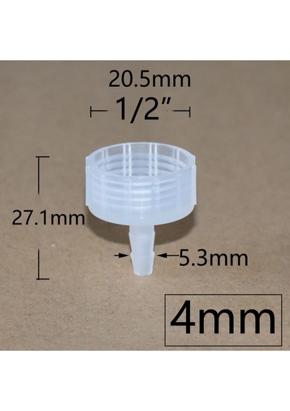 8mm Tarzı mm Hortumdan Dişi Konnektöre Barb Su Borusu Konnektörü Plastik Boru Bağlantısı 2 Adet (Yurt Dışından) fiyatları