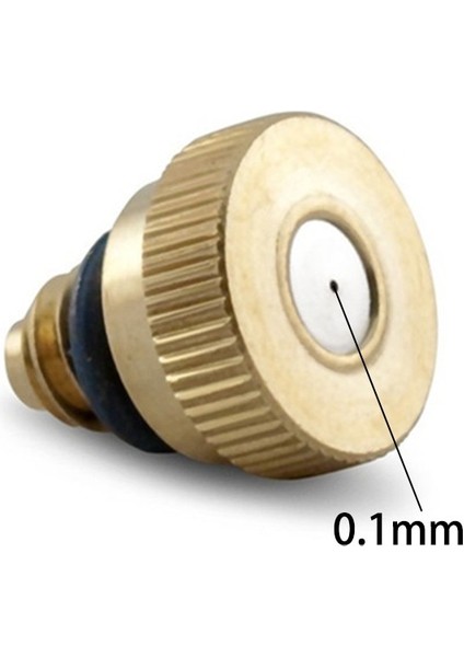 0.1mm Tarzı Torba Sis Sisleme Nozulu, Düşük Basınçlı Sis Soğutma Nozulu, Pirinç Buğulanma Nozulları Orifis (Yurt Dışından)
