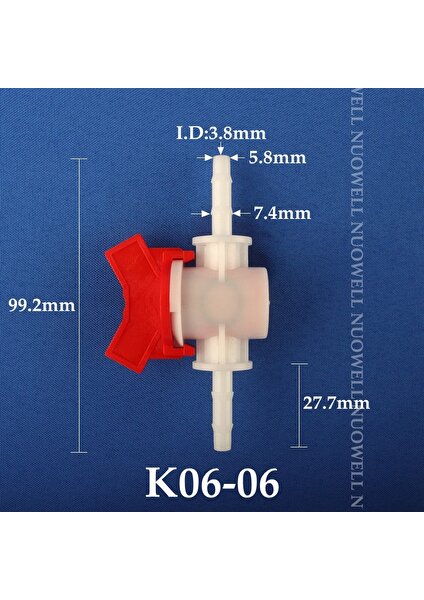 Luoditong Shop 6-6mm Tarzı 1 Parça 50 ~ ~ 32MM Eşit Çaplı Plastik Küresel Vana Damla Sulama Borusu Anahtarı Akvaryum Hava Pompası Hortum Bağlantısı Pom Boru Vanası (Yurt Dışından)