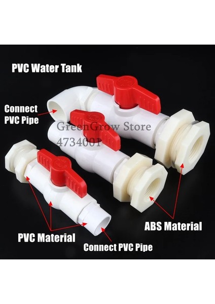 Boyut 32MM Doğrudan Stil Beyaz "~ 1" Pvc Su Deposu Konnektörleri Akvaryum Balıkları Tankı Drenaj Alımı Drenaj Kompozit Ortak Abs Konnektör Dıy Aracı (Yurt Dışından) fiyatları