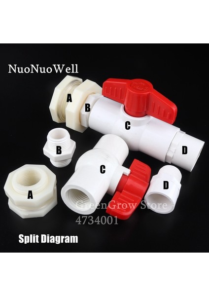 Boyut 32MM Doğrudan Stil Beyaz "~ 1" Pvc Su Deposu Konnektörleri Akvaryum Balıkları Tankı Drenaj Alımı Drenaj Kompozit Ortak Abs Konnektör Dıy Aracı (Yurt Dışından) modelleri
