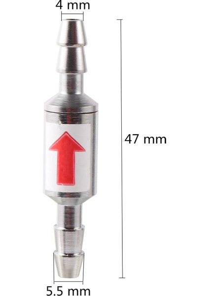 Paslanmaz Çelik Çek Valf Bahçe Sulama Suyu Temini Çek Valf Balık Tankı Co2 Sistemi Anti-Karbon Tek Yönlü Vana (Yurt Dışından)